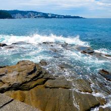 撮影場所前の磯