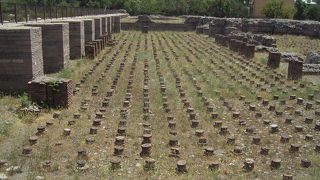 ローマの時代の浴場跡です。