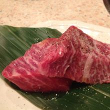 厚切り上カルビ　ハーフ