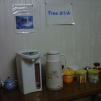 地下一階のお茶コーナー