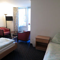 バルコニー付きのツインの部屋