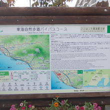 東海自然歩道の案内板