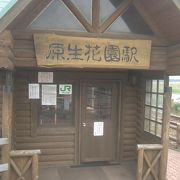 駅名にのこる「原生花園」。元祖の原生花園です。