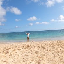 ビーチ独り占め