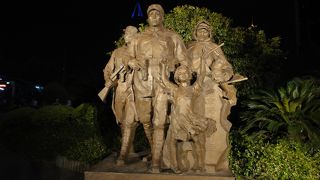 市役所の前にある大きな公園