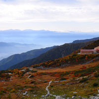 千畳敷カールから望むホテル千畳敷