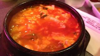 アツアツの水豆腐(スンドゥブ)が美味い！