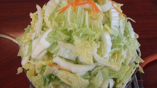 白菜たっぷり鍋！