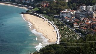 コンチャ湾の西側の海岸