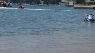 遊泳禁止でした・・・