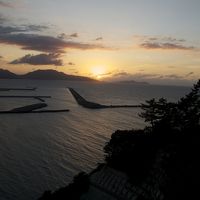 部屋からの日の入り