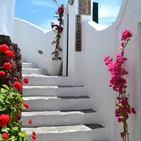 ちょっと複雑なヴィラの入口。隠れ家っぽくってワクワク！