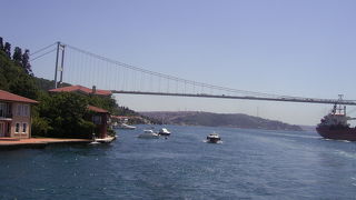 狭い海峡です。