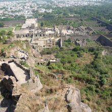 頂上付近からの景色