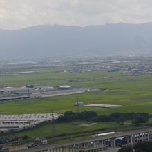 展望台から見る山々