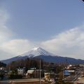 富士山が目の前