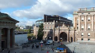 歴史を感じるスウェーデンの国会議事堂