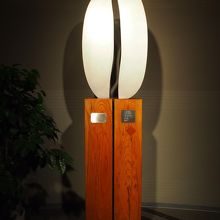 コーヒー豆の彫刻。　写真スポットですね