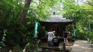 吹割渓谷の観音様