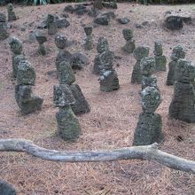 翰林公園内、２つの洞窟の間にあった（？）