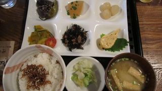 おばんざいランチが美味しい