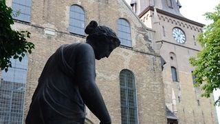 聖歌の練習風景も見られるオスロ大聖堂。