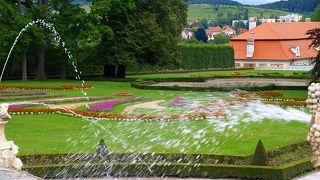 整備された庭園です