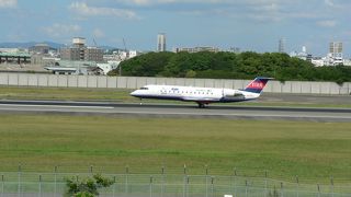 飛行機の離着陸が間近に見られる伊丹スカイパーク（いたみスカイパーク）