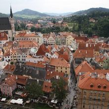 塔の展望台からの旧市街の眺め