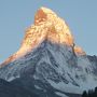 マッターホルンの朝焼け