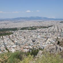 アテネの街を一望