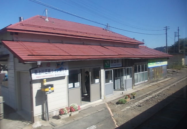 最上川舟下りの最寄駅です