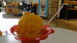 マンゴーかき氷食べました。