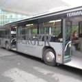 フランクフルト空港の無料送迎バスが便利