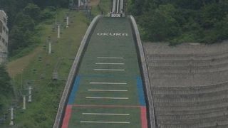 ジャンプ台の高さにびっくり。