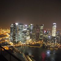 プールからの夜景☆