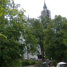 雨のノイシュバンシュタイン城