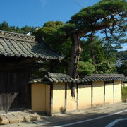 善光寺に続く街道沿いの本陣跡