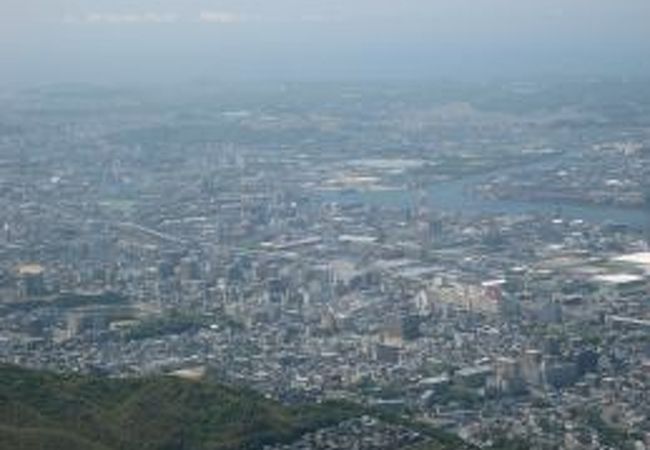 JR黒崎駅構内から正門が見える