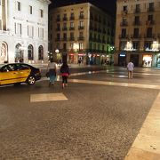 ローマ時代よりバルセロナの中心の広場