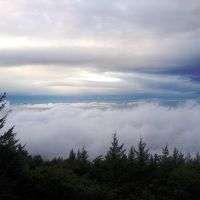 雲海の上でバーベキュー