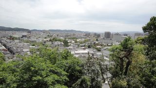 美観地区近くに倉敷のお山