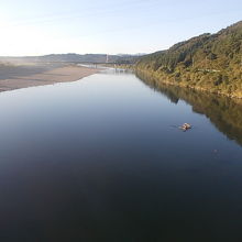 米代川の景観