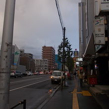 駅付近の景観