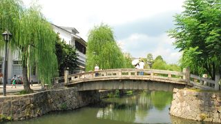 白壁土蔵の美しい街並み