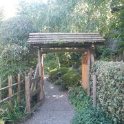 志村坂の下の小さな庭園