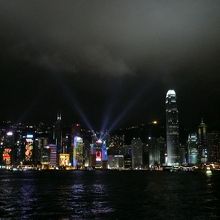 夜のイルミもステキ