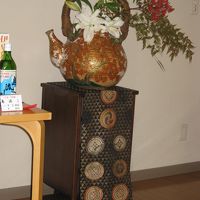 レストランに飾られていました。