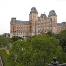 ハウステンボス内のホテル外観