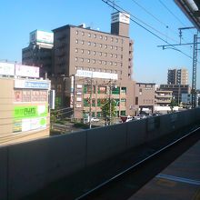 JR武蔵野線　北朝霞駅ホームからの外観